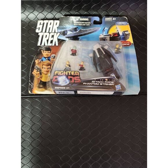 STAR TREK SERIES 1 FIGHTER PODS ATTACK PODS PHANTOM STRIKER SET #B13 - Picture 1 of 6